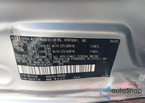 2025 Toyota Rav4 Hybrid Se from USA, damaged, VIN 4T3T6RFV5SU183462